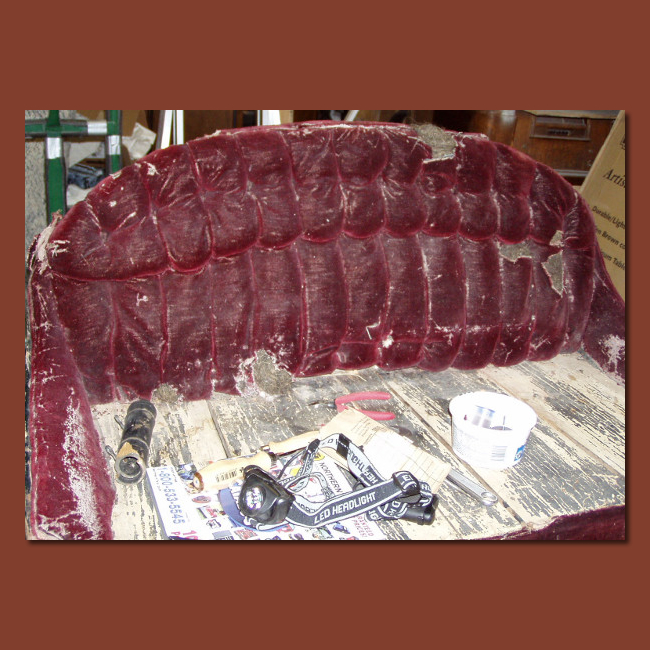 seat back upholstery